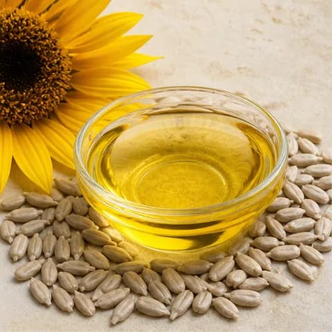 Aspetto e materia prima: Olio di girasole ozonizzato stabilizzato