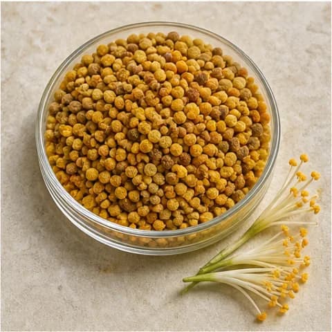 Aspetto e materia prima: Estratti di polline