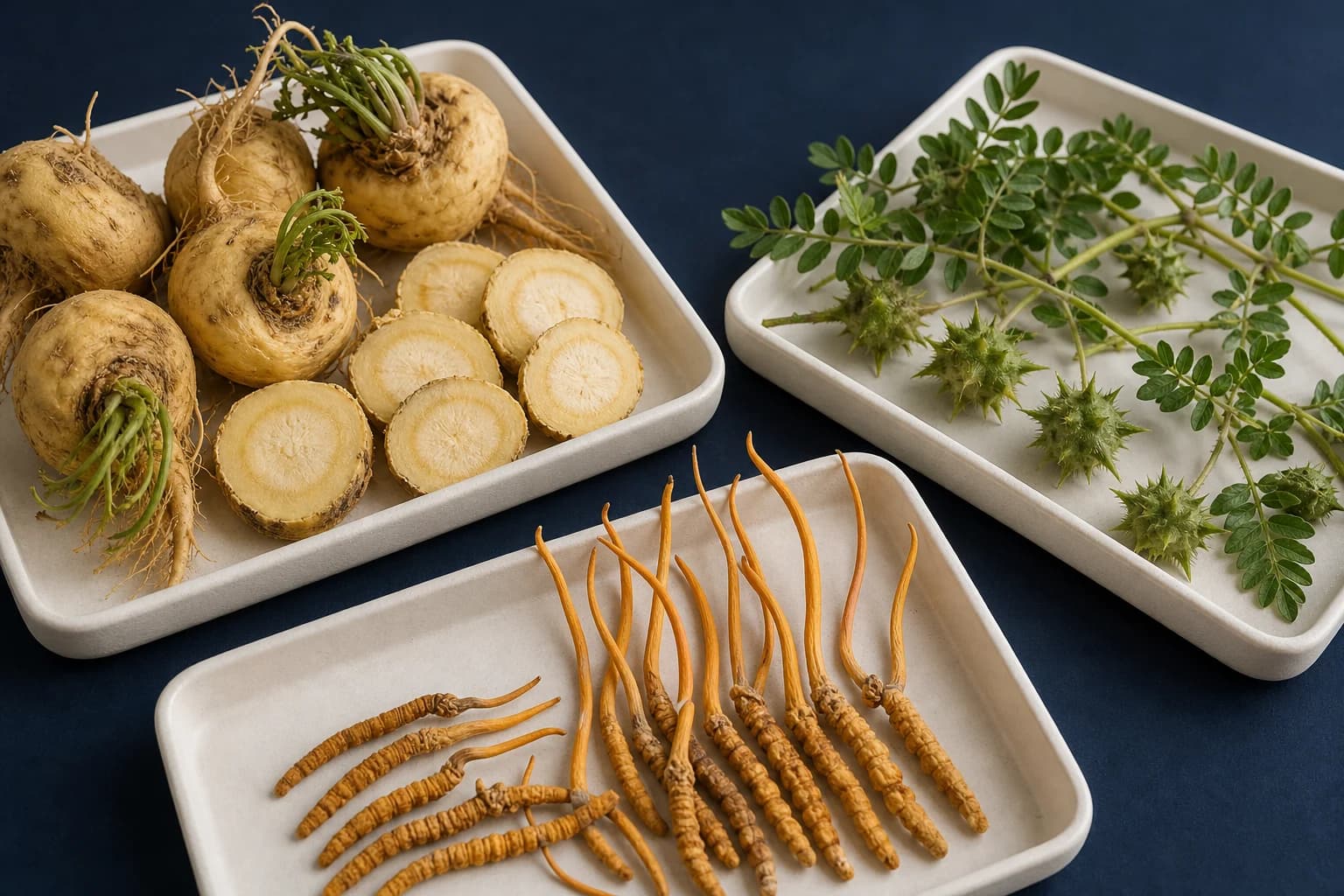 Maca, Tribulus e Cordyceps