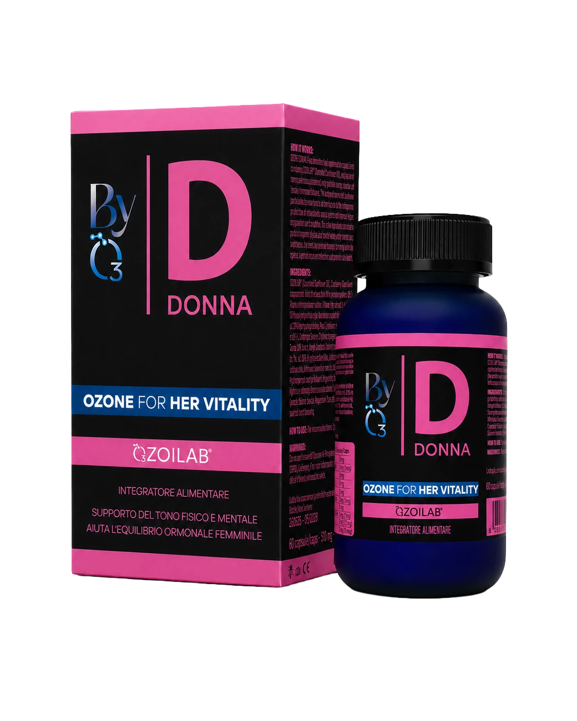 BYO3 Donna, scatola e barattolo